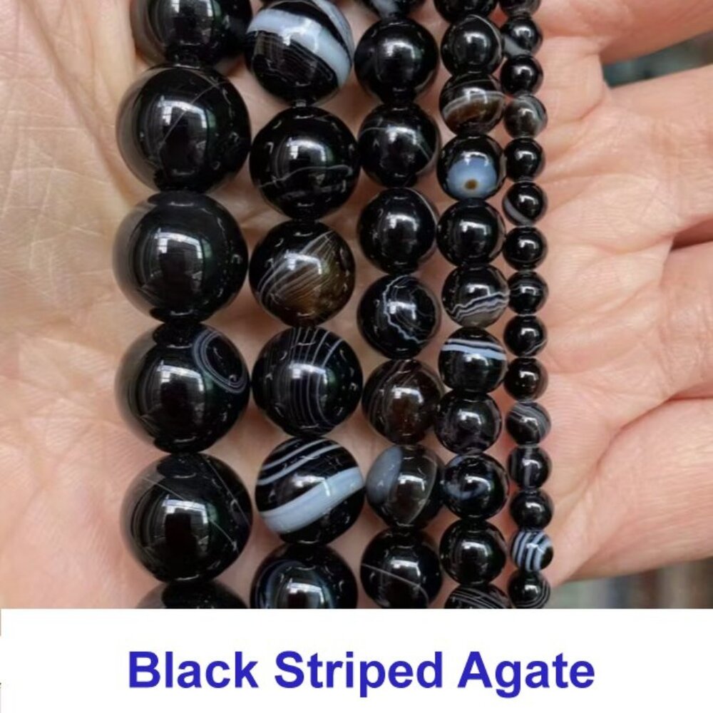 Black Striped Agate